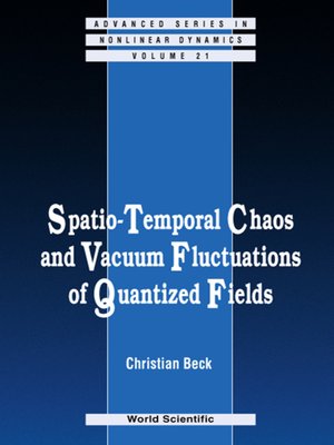 cover image of Spatio-temporal Chaos & Vacuum Fluctuations of Quantized Fields